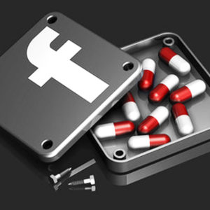 Facebook Boite avec pills de dopamine