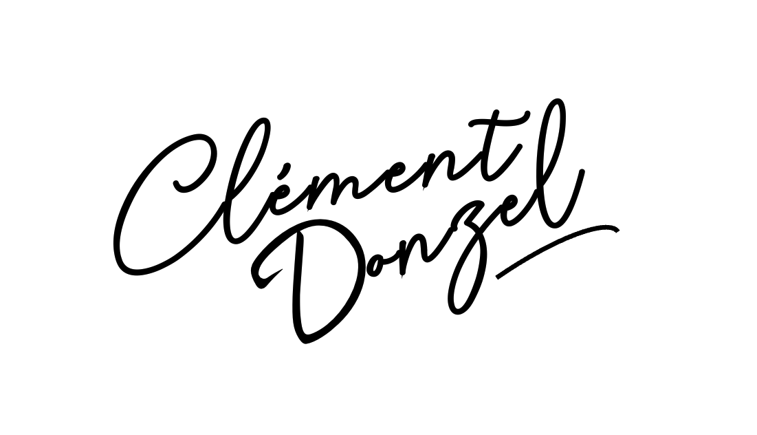 Logo Clément Donzel fond blanc