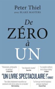 Couverture du livre de zéro à un de Peter Thiel