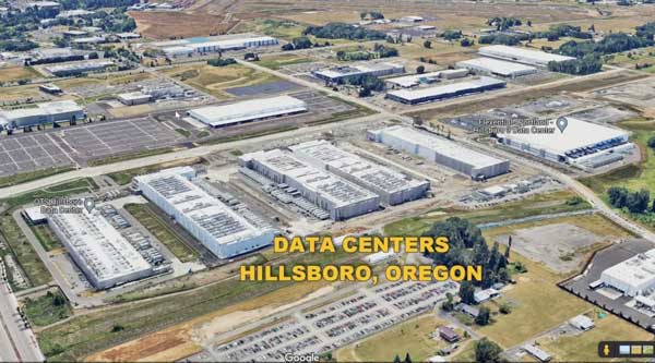 Hillsoboro dans l'Oregon, capitale des centres de données aux États-Unis