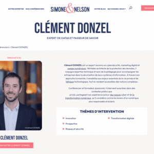 Conférencier Cybersécurité Simone & Nelson