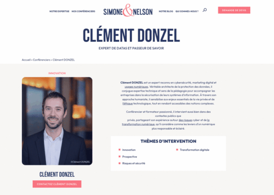 Conférencier Cybersécurité Simone & Nelson