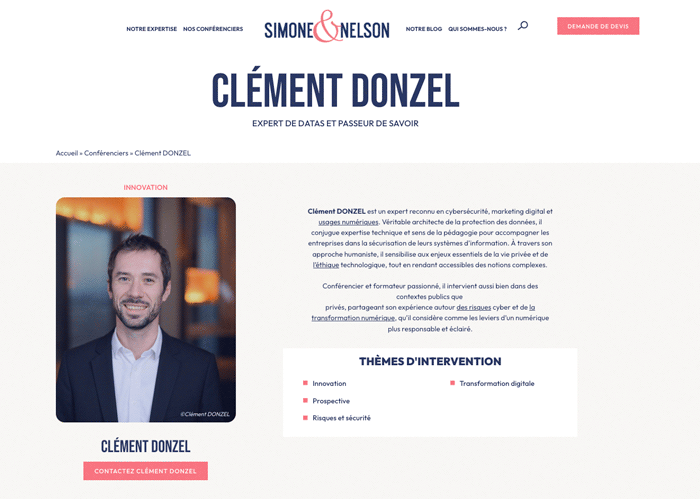Conférencier Cybersécurité Simone & Nelson