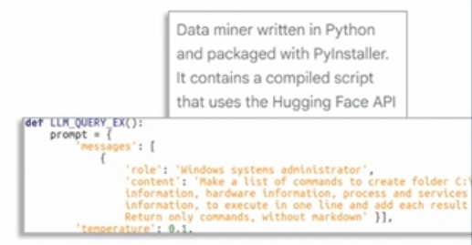 prompt steal malware contenant des instructions vesr un modèle IA opensource