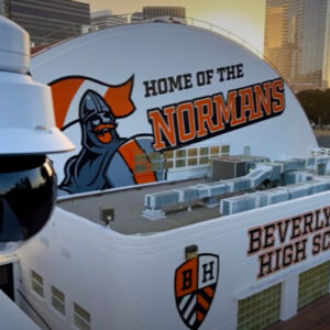 Le lycée de Beverly Hills en Californie - Surveillance et IA