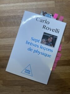 Couverture livre Sept brève leçons de physique