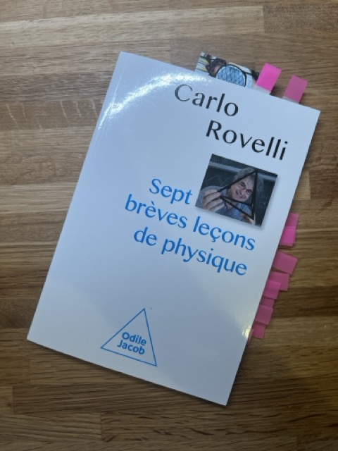 Couverture livre Sept brève leçons de physique
